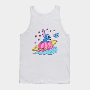 Stitch in space Tank Top